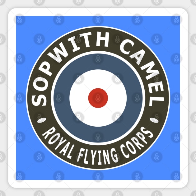 Sopwith Camel - Royal Flying Corps Magnet by Lyvershop